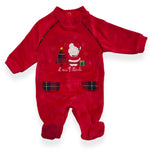 Weihnachts-Chenille-Strampler