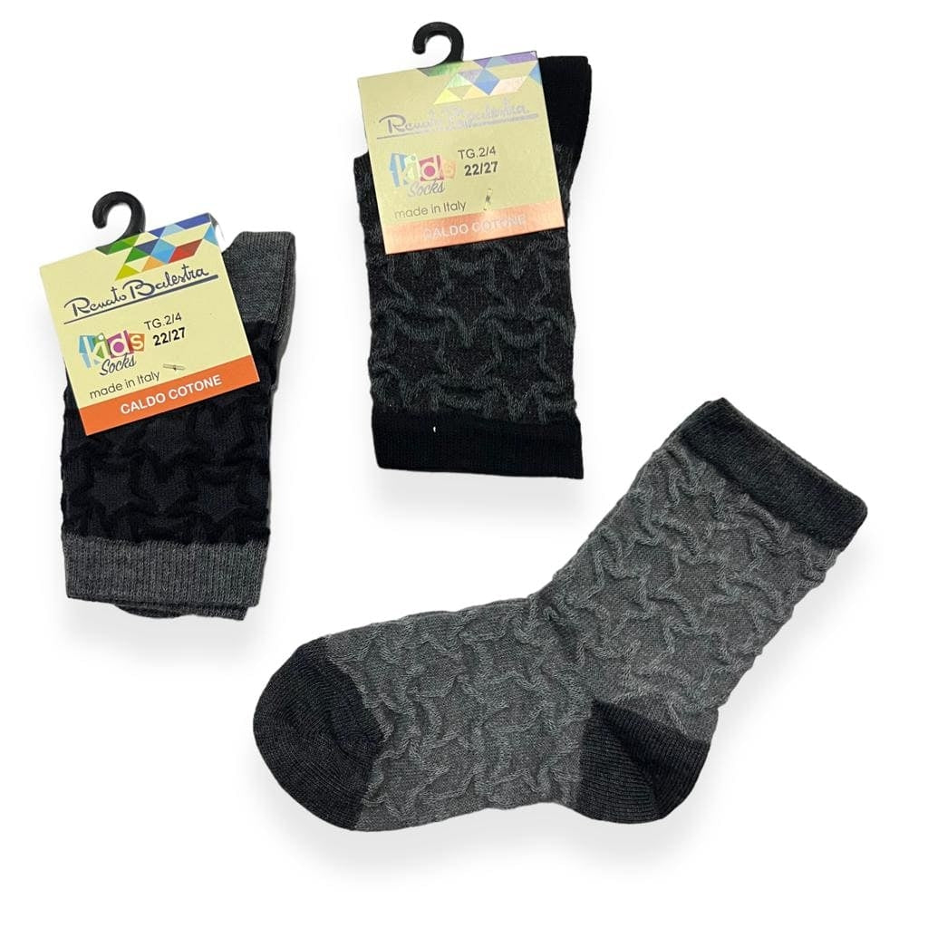 3 warme Baumwollsocken für Mädchen