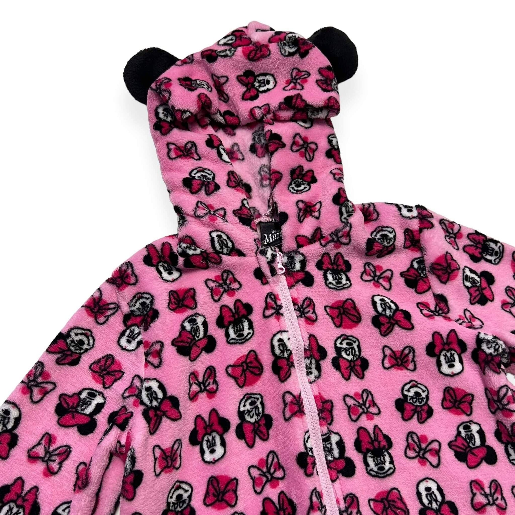 Korallenroter Minnie-Einteiler-Pyjama
