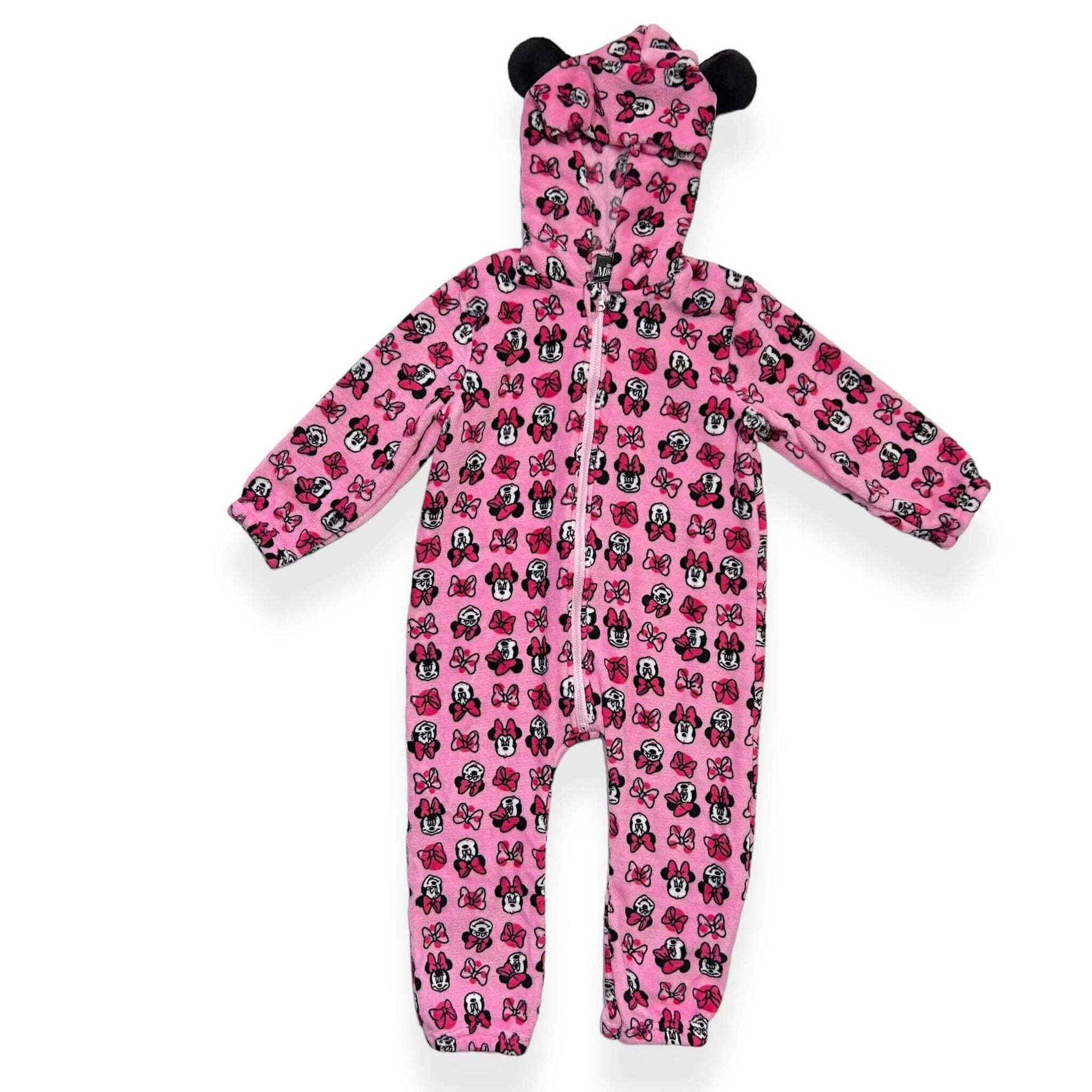 Korallenroter Minnie-Einteiler-Pyjama