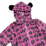 Korallenroter Minnie-Einteiler-Pyjama