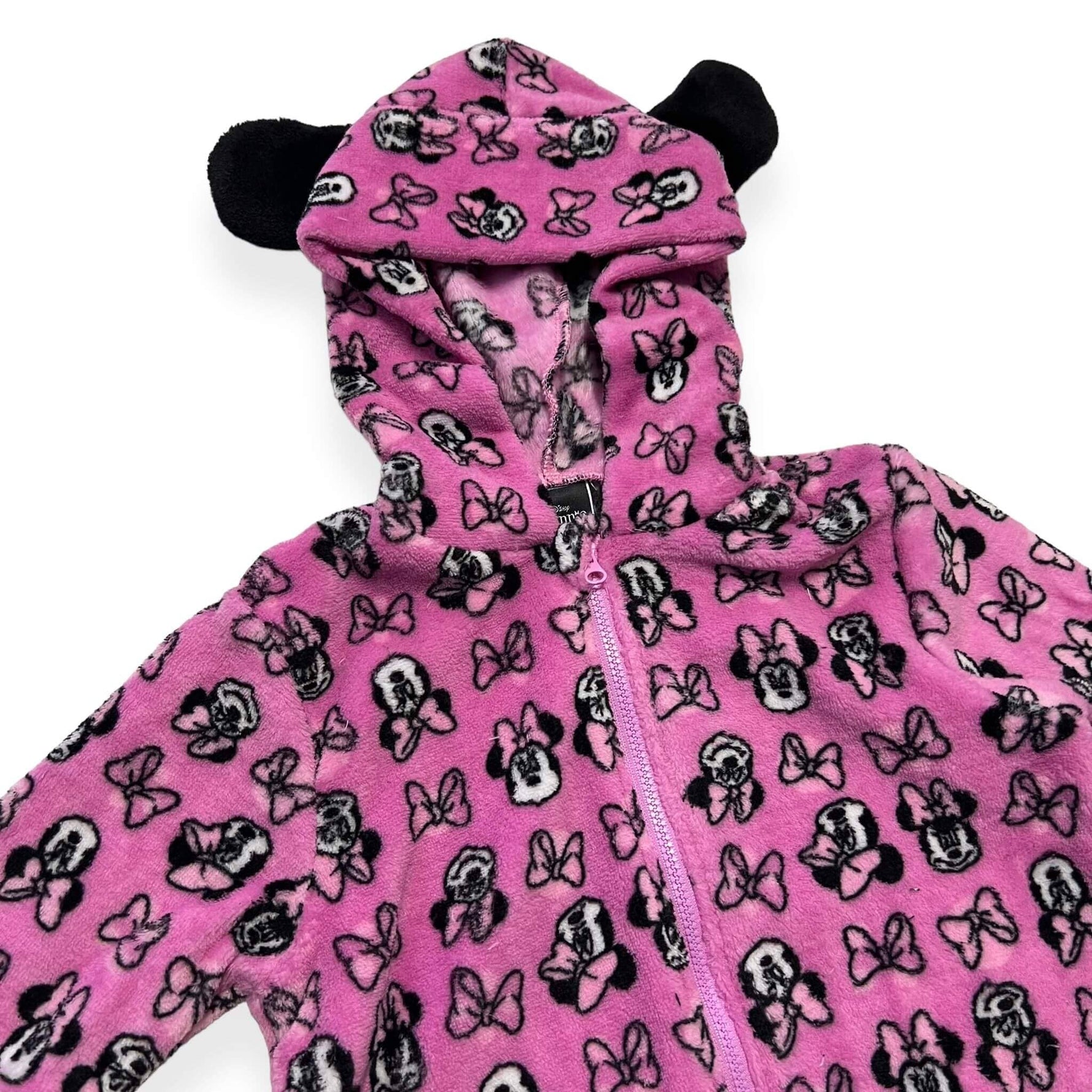 Korallenroter Minnie-Einteiler-Pyjama