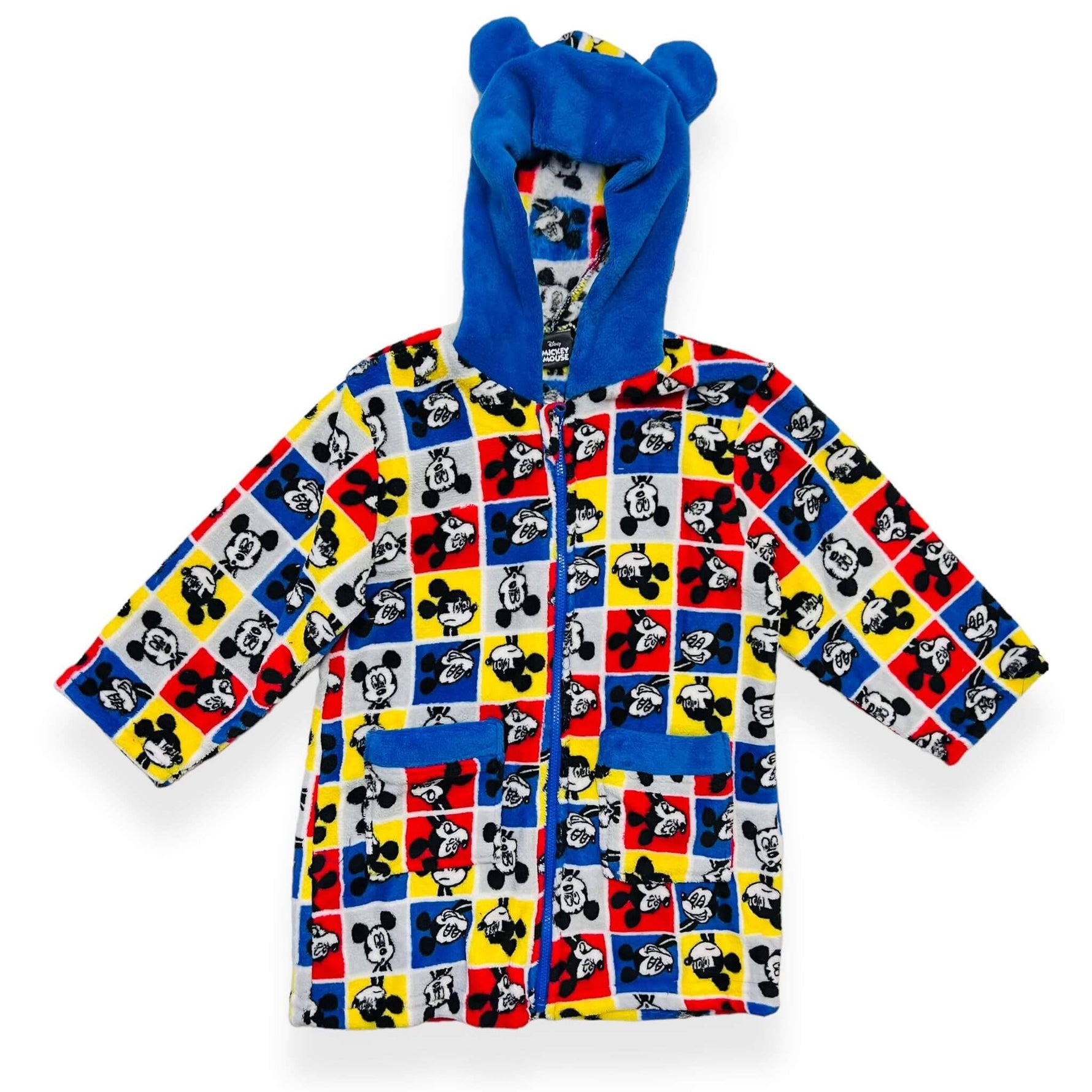 Morgenmantel aus Chenille mit Mickey-Mouse-Motiv