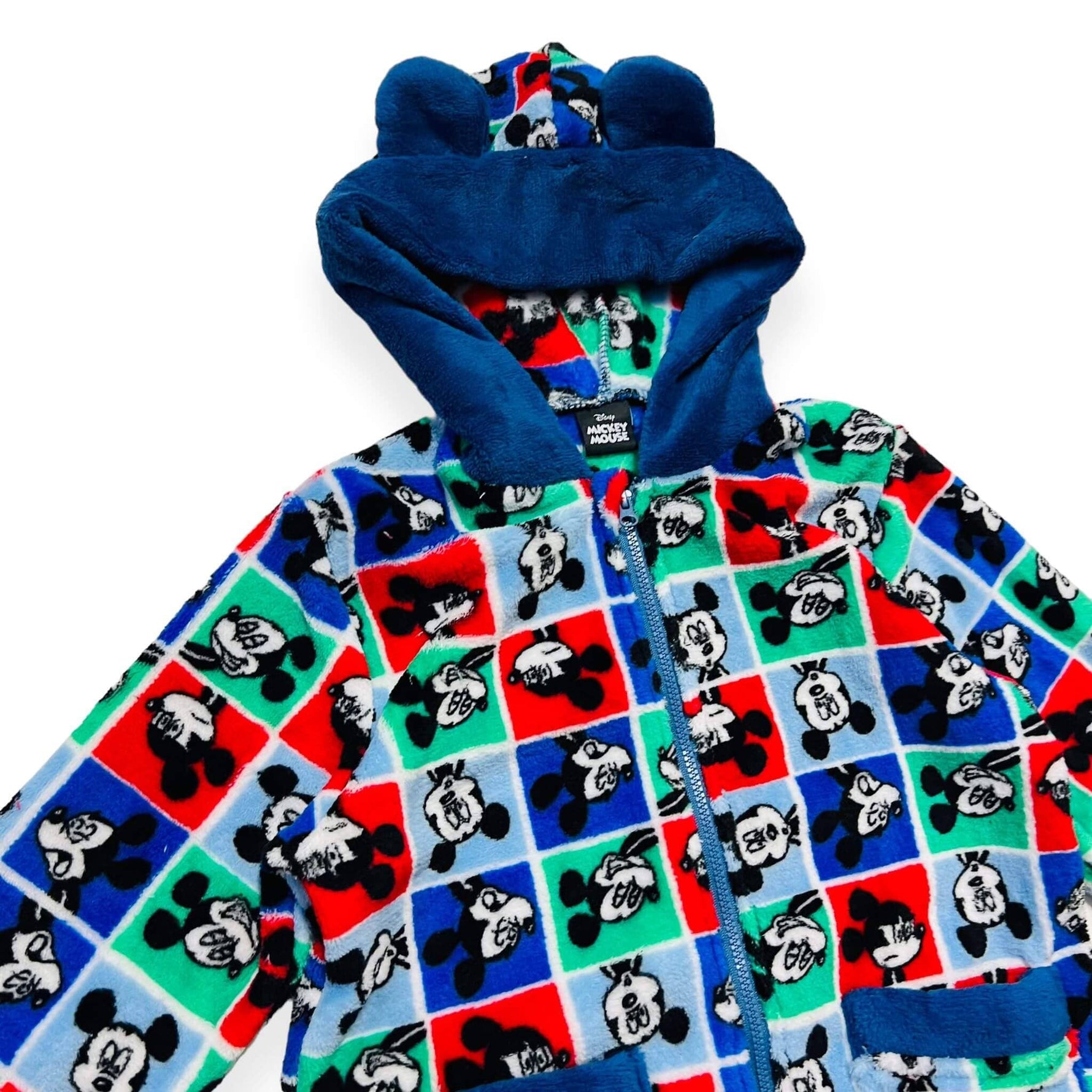 Morgenmantel aus Chenille mit Mickey-Mouse-Motiv