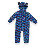 Korallenroter Mickey-Mouse-Einteiler-Pyjama