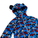 Korallenroter Mickey-Mouse-Einteiler-Pyjama