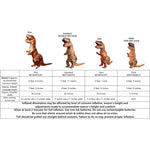 Aufblasbares Dinosaurierkostüm