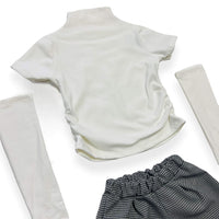 Warmes Baby-Mädchen-Outfit aus Baumwolle