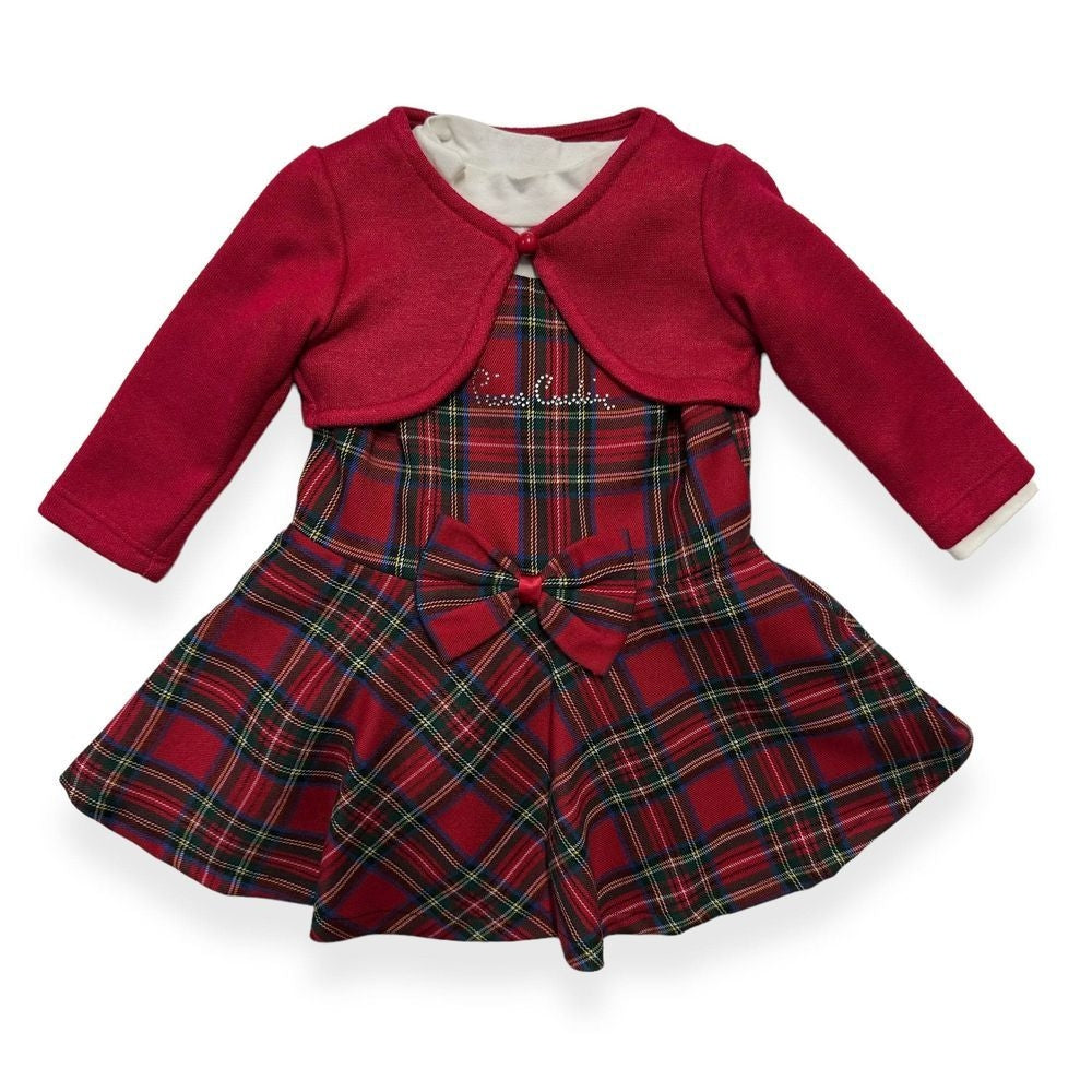 Schottisches Baby-Mädchenkleid