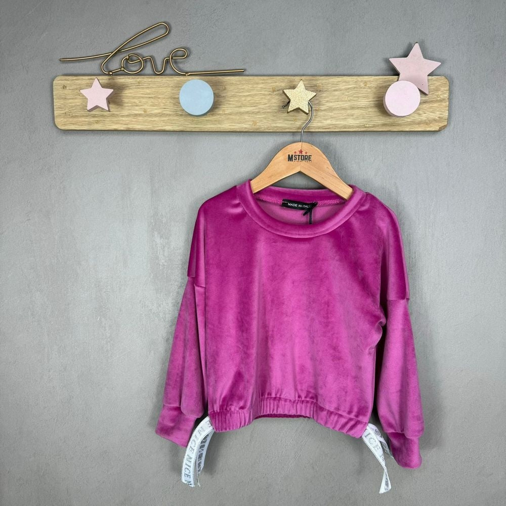 Chenille-Sweatshirt für Mädchen