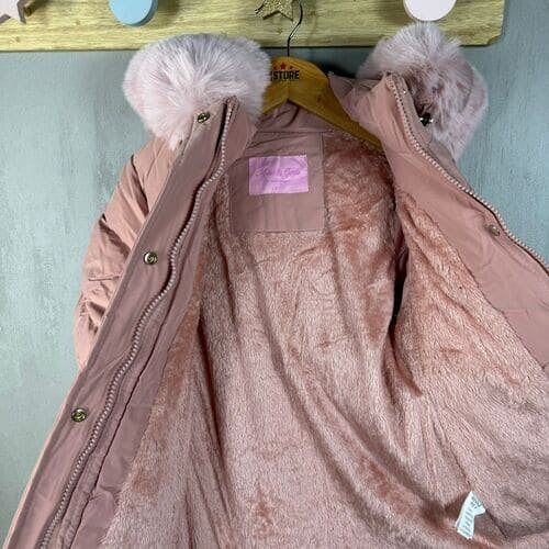 Wattierte Mädchenjacke