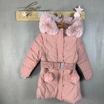 Wattierte Mädchenjacke