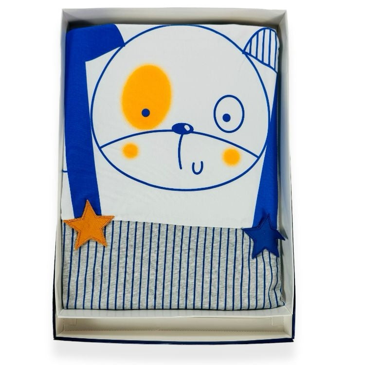 Bidibimbo-Decke aus 100 % Baumwolle 