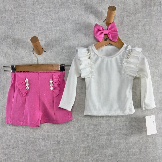 Baby-Mädchen-Baumwoll-Outfit