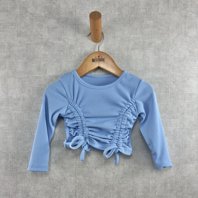 Gerippter Pullover für Babymädchen