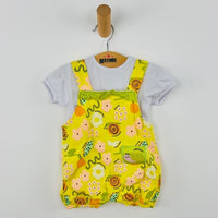 Pastellfarbene Baby-Overalls