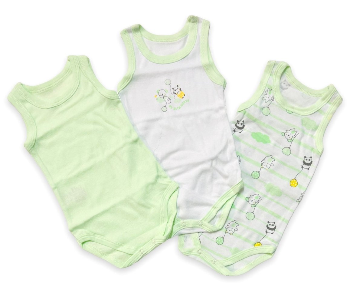 3 Body Canotta 100% Cotone Pastello - Mstore016 - Body Intimi - Pastello