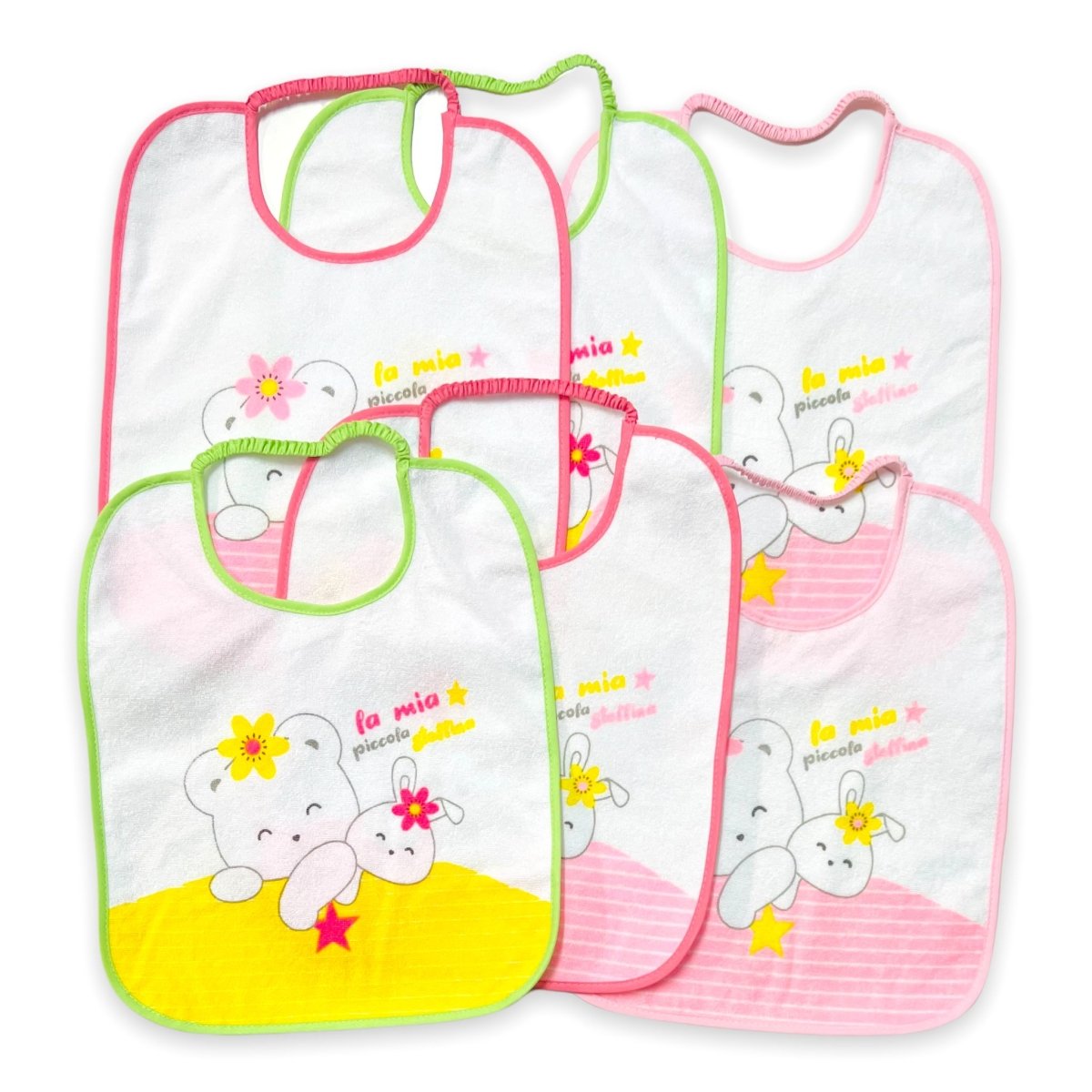 6 Bavette retro plastificato Melanie - Mstore016 - Bavette - Melanie