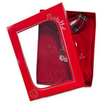 Abitino ciniglia Natalizio - Mstore016 - Tutina ciniglia - Pastello