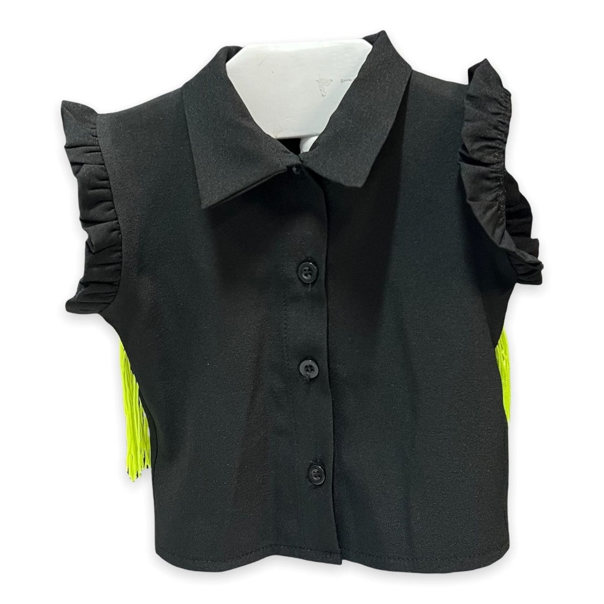 Camicia Con Balze Fluo Neonata - Mstore016 - Camicia neonata - Granada