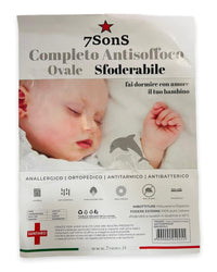 Completo Antisoffoco Carrozzina Ovale Sfoderabile - Mstore016 - 7sons