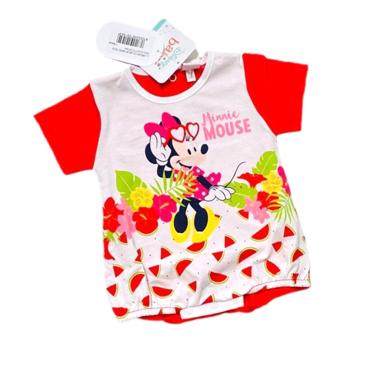 Pagliaccetto Disney Mickey Mouse 100% Cotone - Mstore016 - Tutina cotone disney - Disney