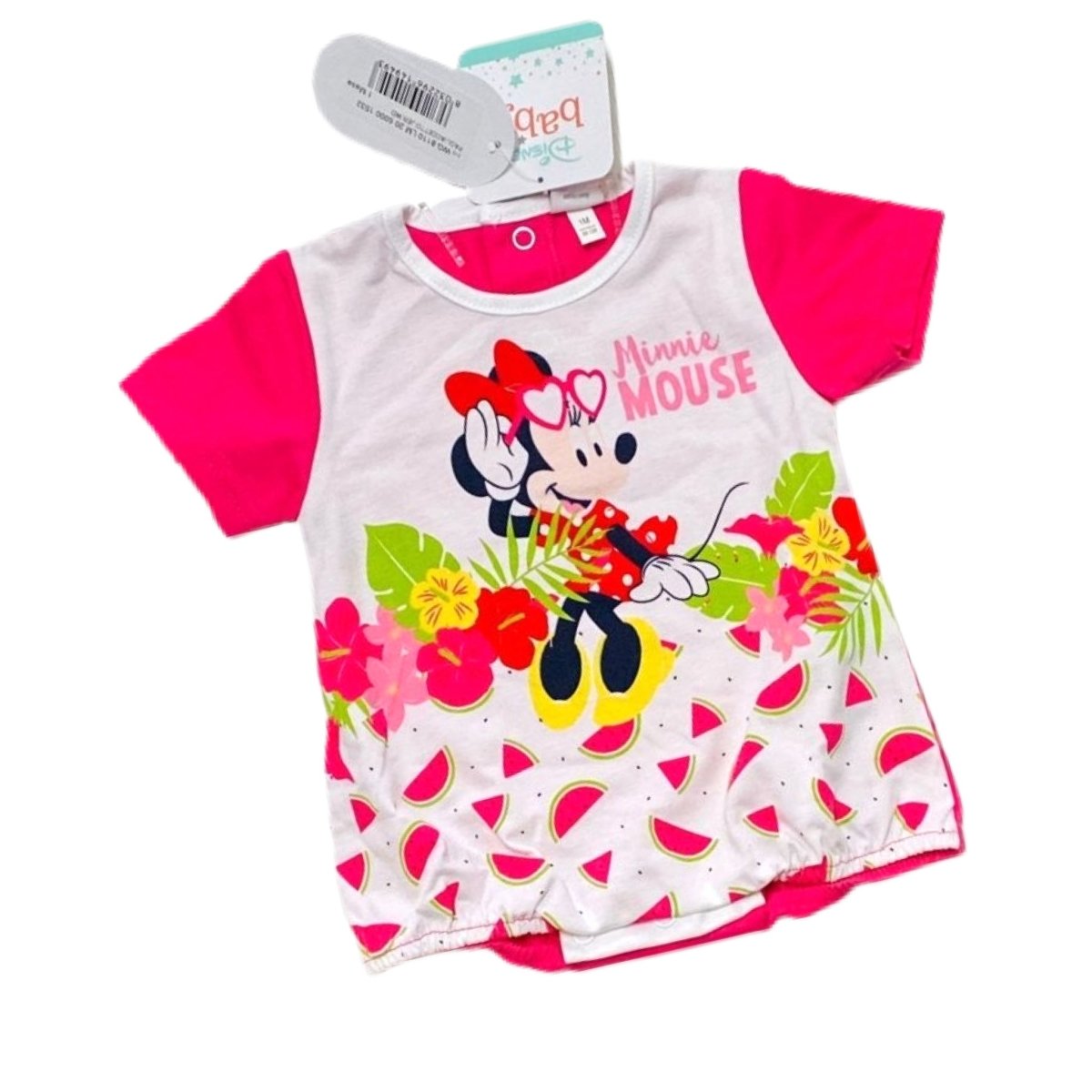 Pagliaccetto Disney Mickey Mouse 100% Cotone - Mstore016 - Tutina cotone disney - Disney