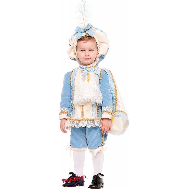 Principino Azzurro Prestige - Mstore016 - Carnevale neonato - Veneziano