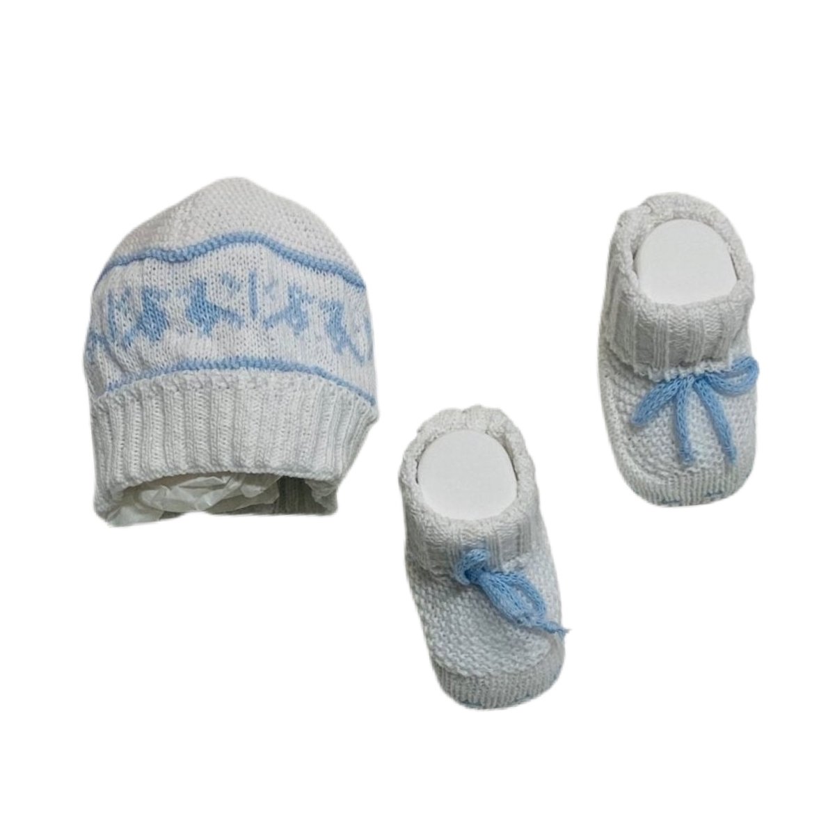 Set Cappello+Scarpe in Cotone 0/3 Mesi - Mstore016 - Set neonato - La Rocca