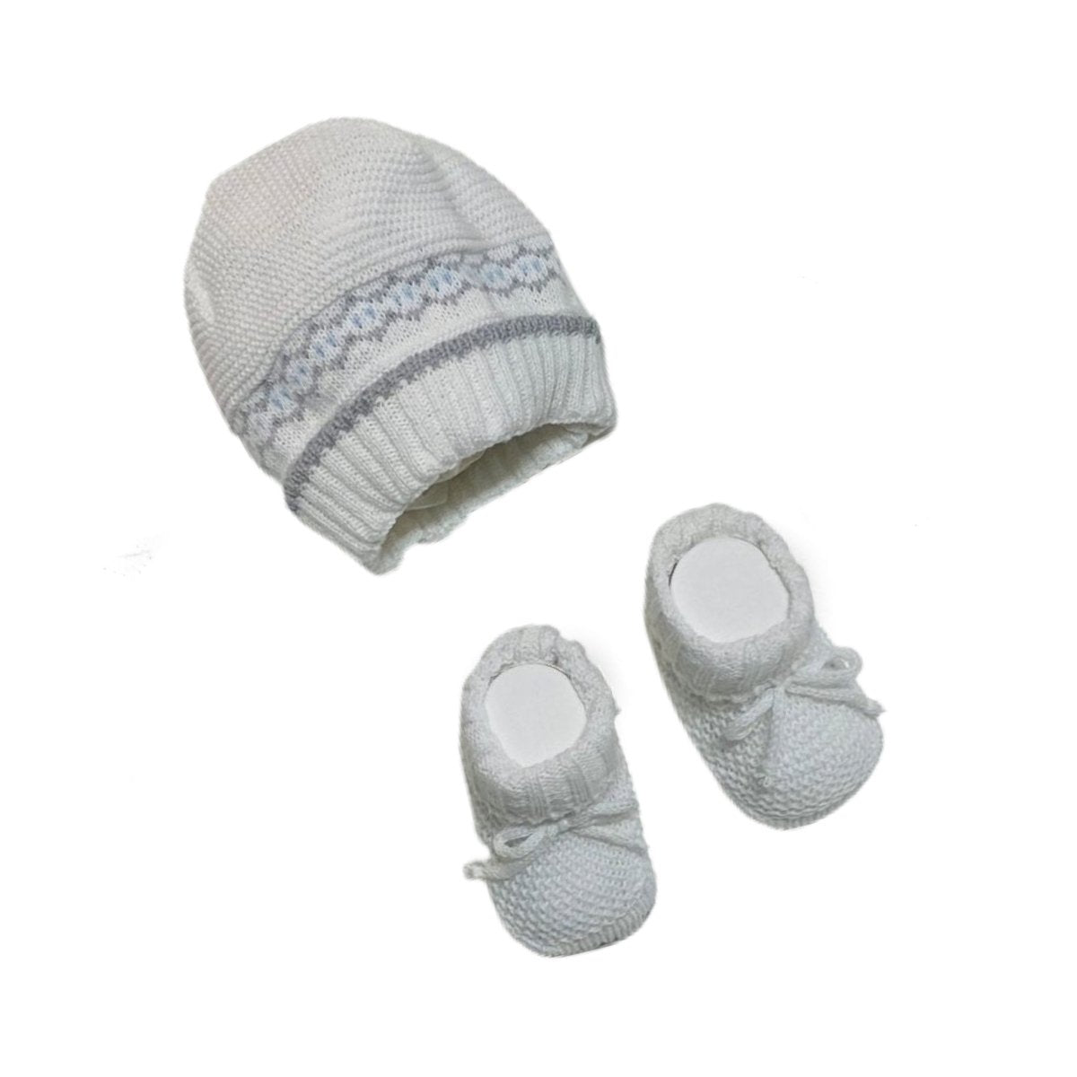 Set Cappello+Scarpe in Cotone 0/3 Mesi - Mstore016 - Set neonato - La Rocca