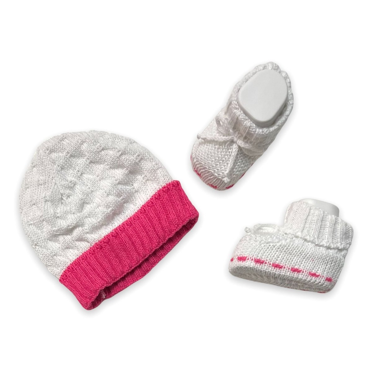 Set Cappello+Scarpe in Cotone 0/3 Mesi - Mstore016 - Set neonato - La Rocca