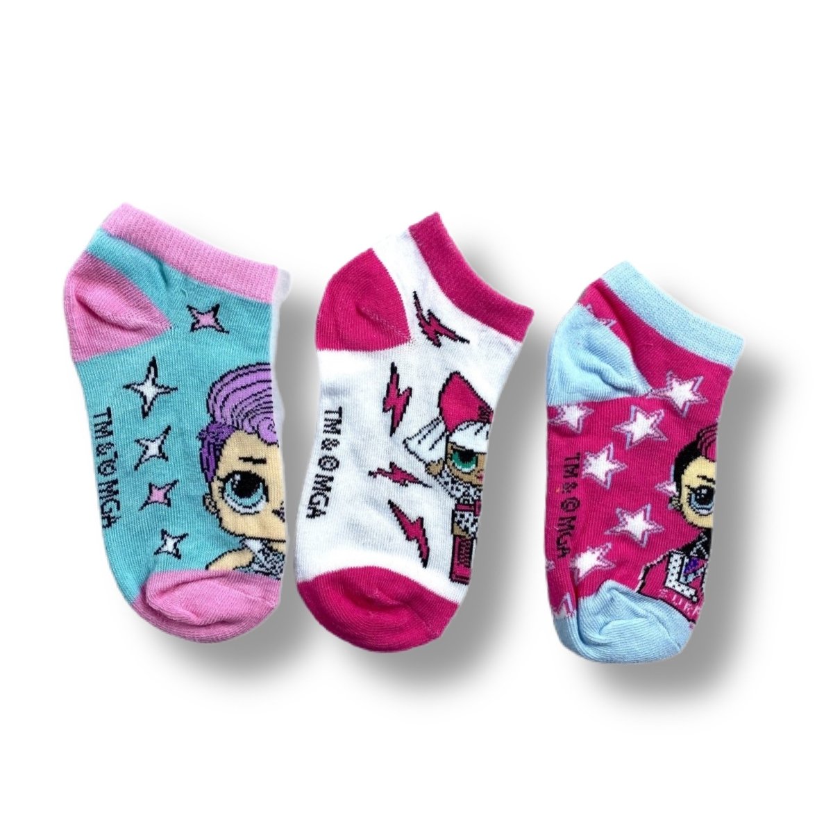 Tris calzini LoL corto bimba 23/34 - Mstore016 - Calzini Bimba - Disney